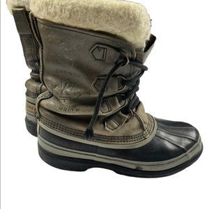 Sorel Caribou wool lined waterproof lace up boots